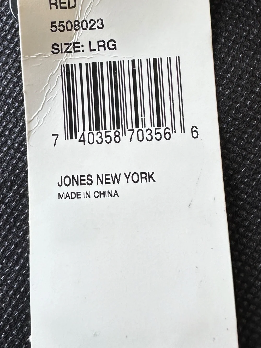 Jones New York NWT Red Leather Gloves Laced Wrist Detail L
